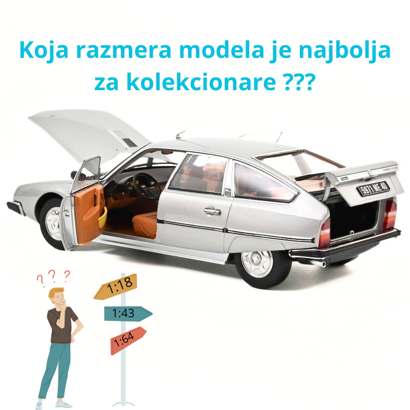 Koja razmera modela automobila je najbolja za kolekcionare ?