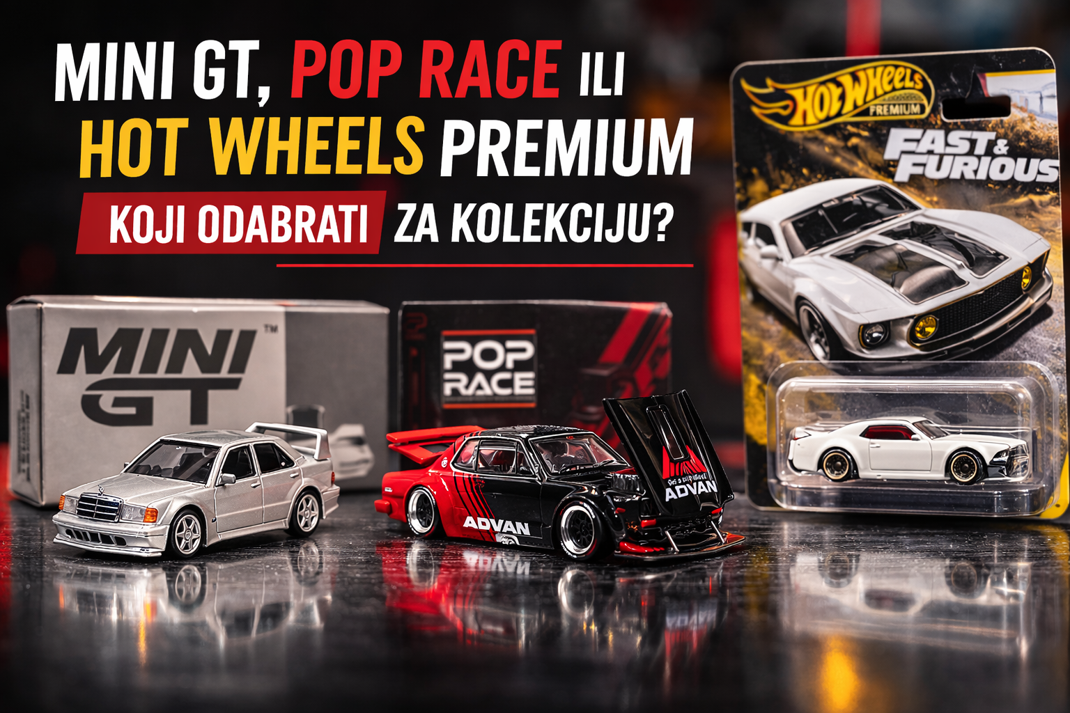 Mini GT, Pop Race ili Hot Wheels Premium – koji odabrati za kolekciju?