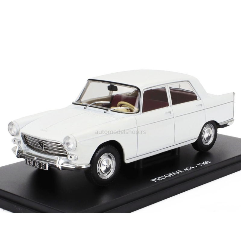 Peugeot 404 White 1962 