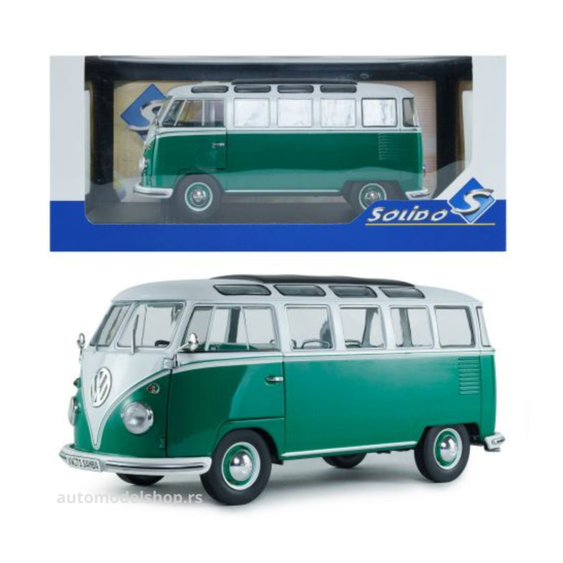 Volkswagen T1 Samba – Green / White – 1962