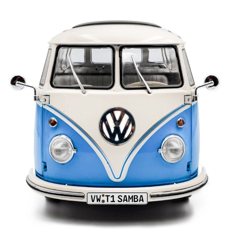 VOLKSWAGEN T1 Samba - Blue / White - 1962