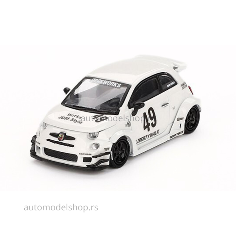 Fiat 595 ABARTH LB-WORKS x Abas Works  Gara White 2024