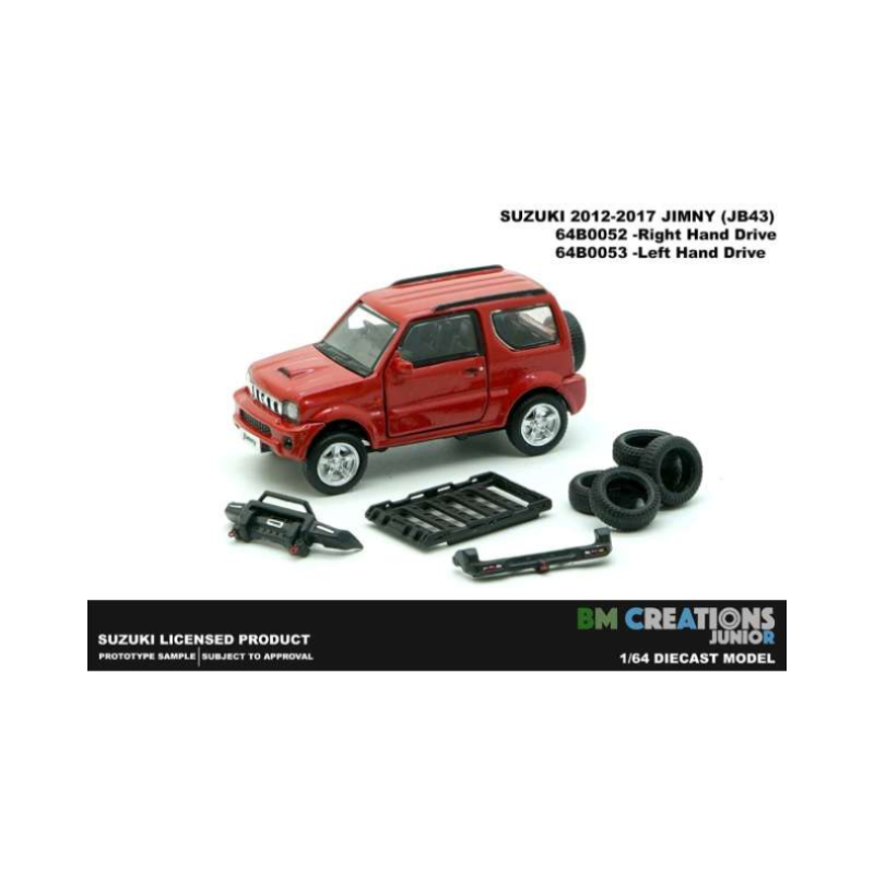 Suzuki Jimny JB43 RHD, red  1998