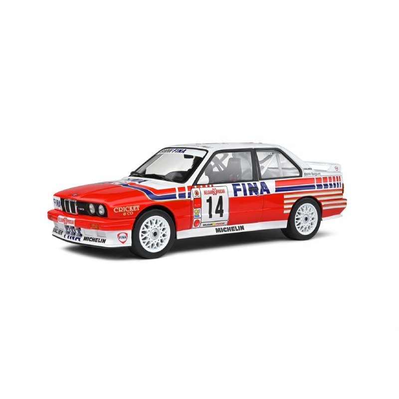 BMW E30 M3 WHITE #14 DUEZ BELGIUM PROCAR 1993