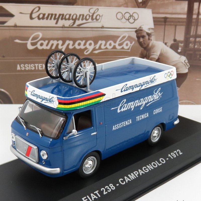 Fiat 238 transporter campagnolo, blue 1972