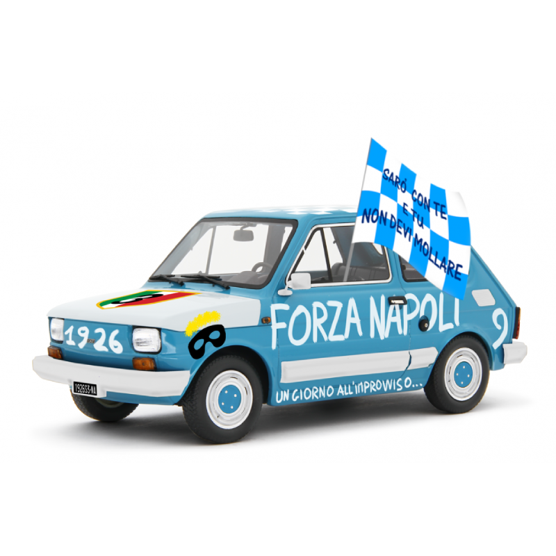 Fiat 126 Personal Forza Napoli -Bleu Clair