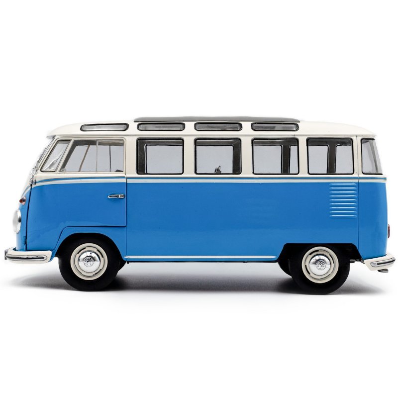 VOLKSWAGEN T1 Samba - Blue / White - 1962