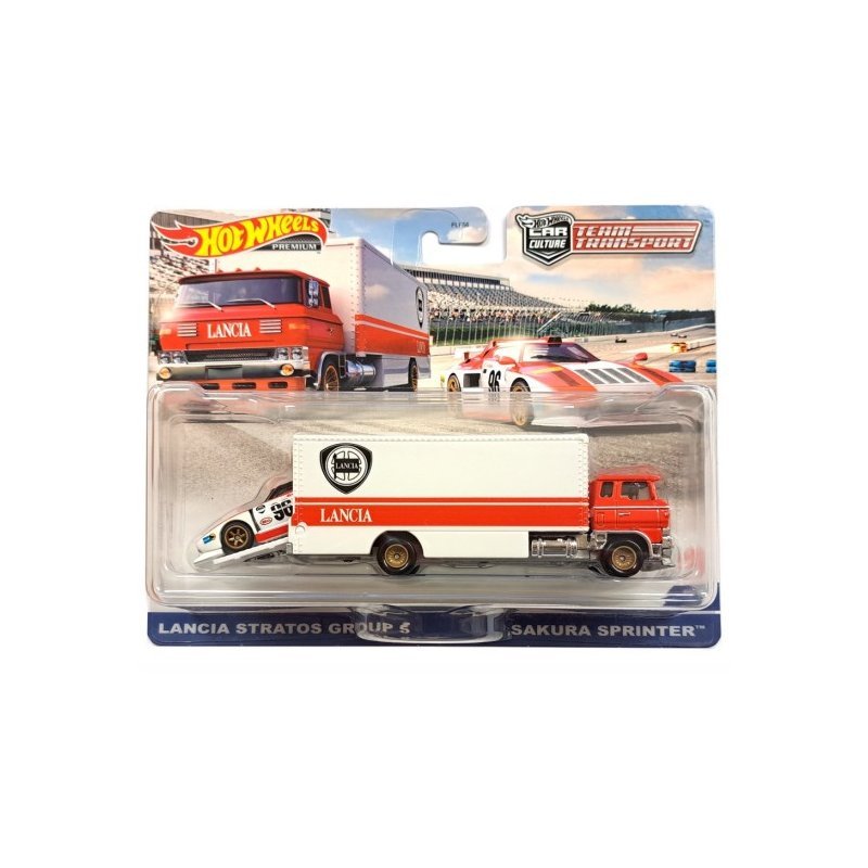 Hot wheels 1/64 🇨🇵 team transport Lancia stratos group 5 #42 - Jeux & Jouets