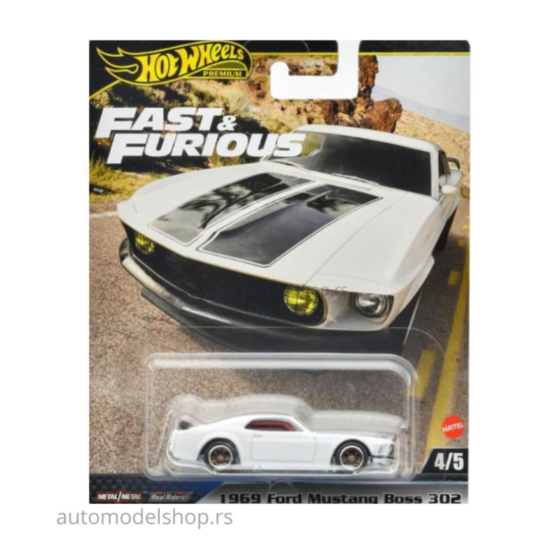  F&F Ford Mustang Boss 302 - White