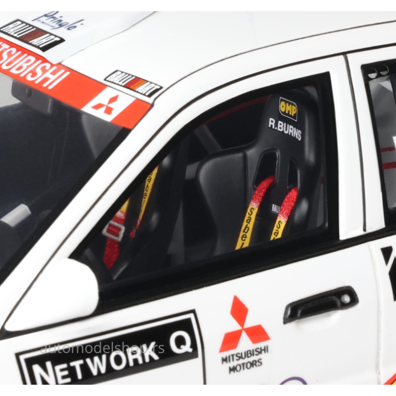 Mitsubishi Carisma GT GR.A White R. BURNS Rac Rally - 1997