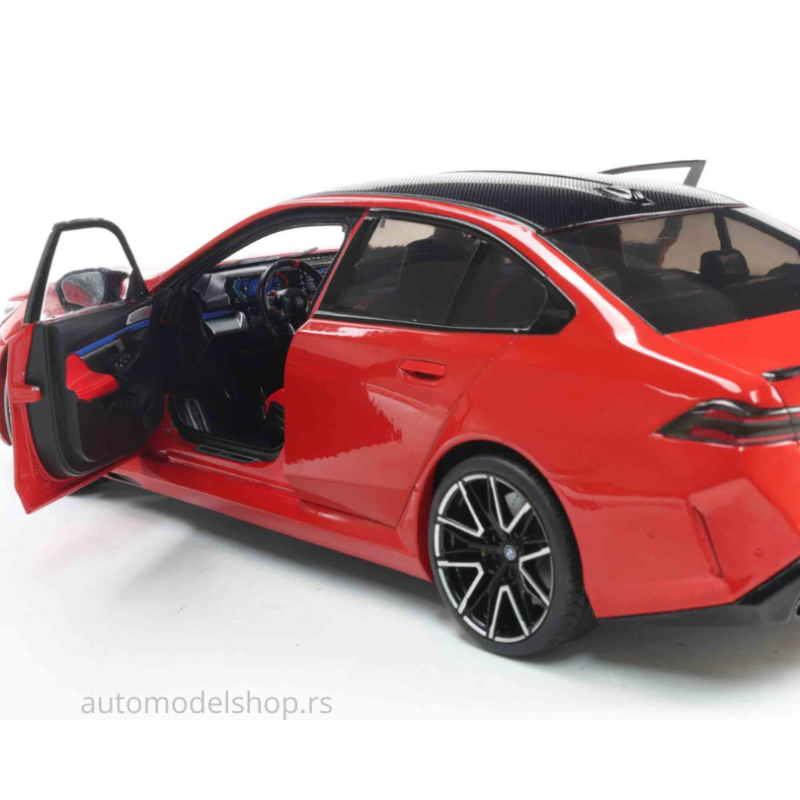 BMW M5 – Fire Red – 2025-Auto model shop - Automodel shop