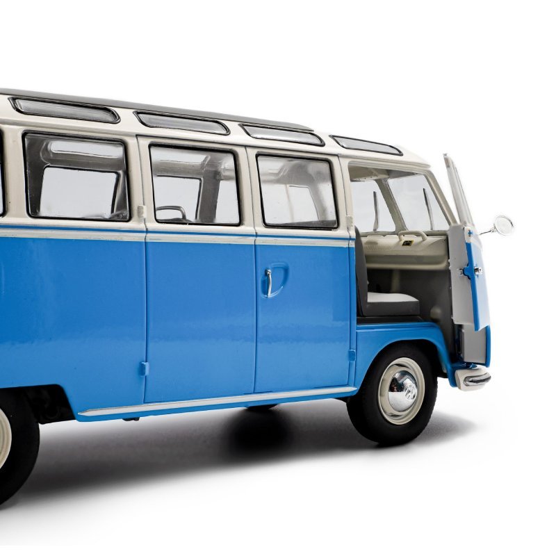VOLKSWAGEN T1 Samba - Blue / White - 1962