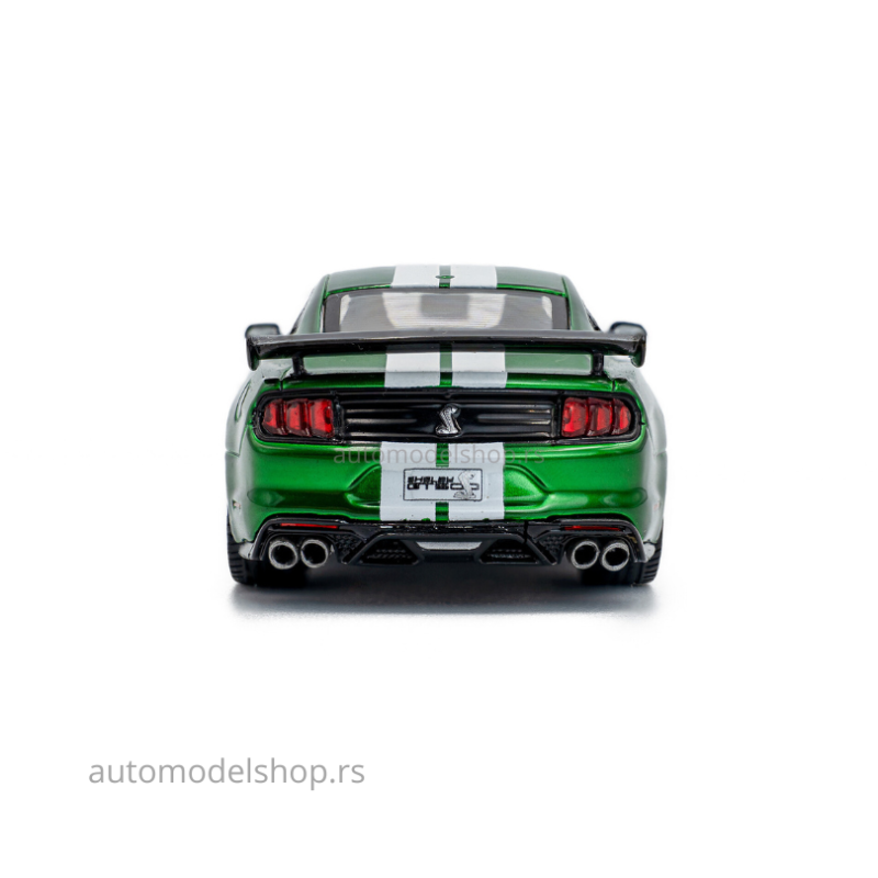 Shelby Mustang GT500 – Eruption Green Metallic w/White Stripes – 2020