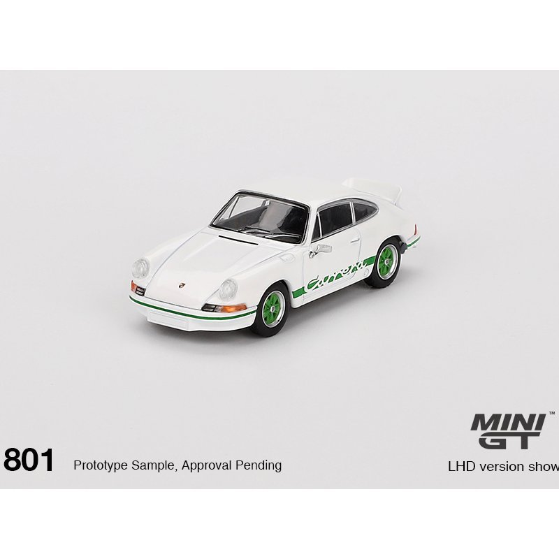 Porsche 911 (901) Carrera RS 2.7 Grand Prix White with Green Livery , 1973