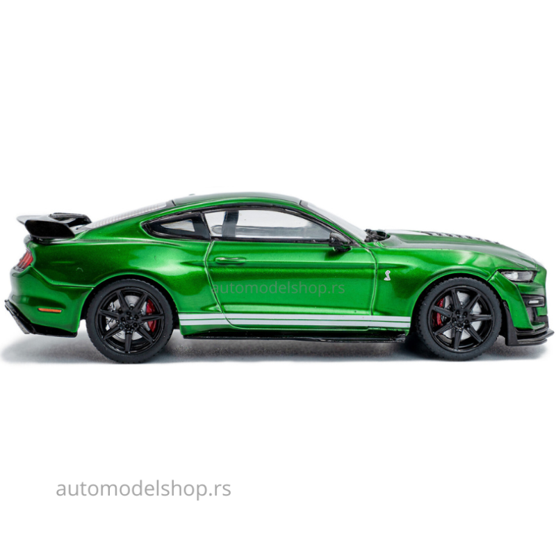 Shelby Mustang GT500 – Eruption Green Metallic w/White Stripes – 2020