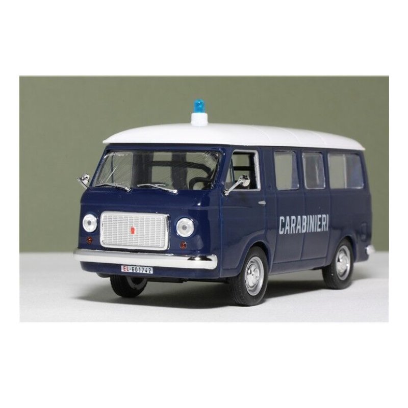 Fiat 238 mini van *police cars of the world series*, white/blue