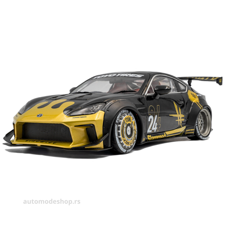 Toyota GR86 Liberty Walk Body Kit – BLACK & GOLD – 2024
