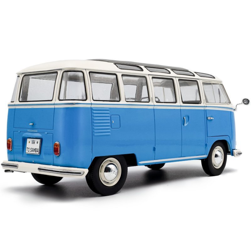 VOLKSWAGEN T1 Samba - Blue / White - 1962