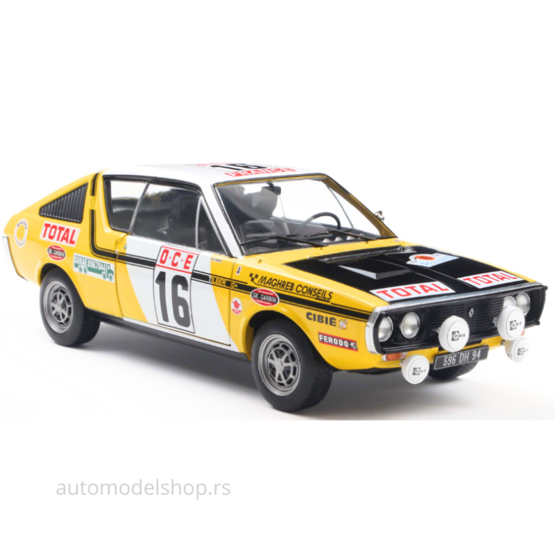 Renault 17 Ph.1 – Rallye Du Maroc – #23 PRIVE/ TILBERT – 1976