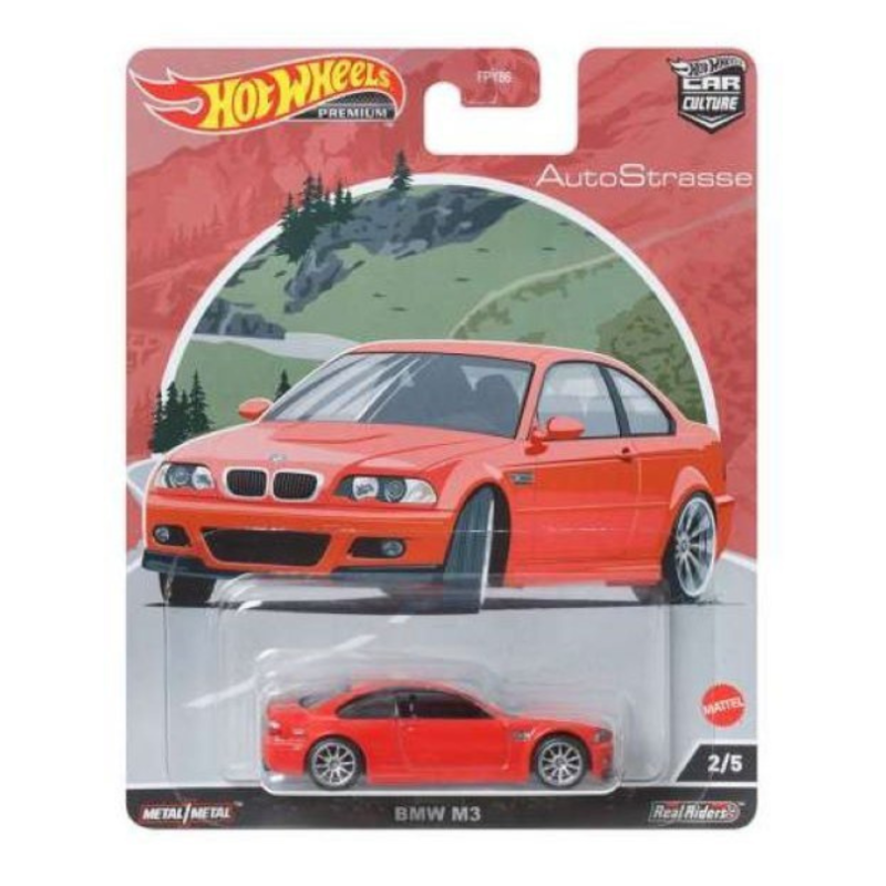 BMW M3 E46 autostrasse, red
