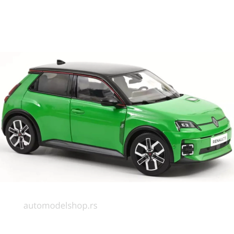 Renault 5 E-Tech Electric Pop - Green and Black - 2024