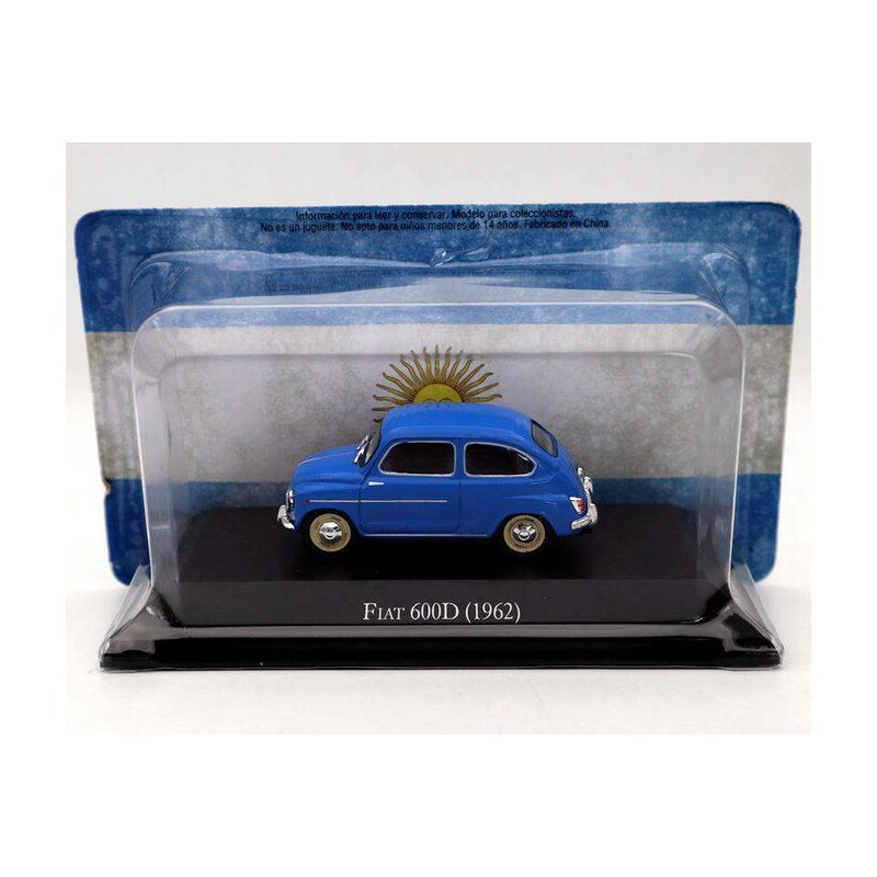 Fiat 600d fitito, blue 1962