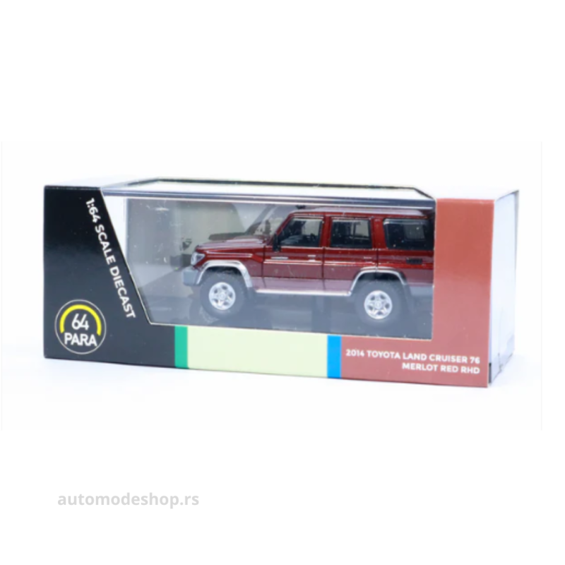 Toyota Land Cruiser 76 - Merlot Red - 2014