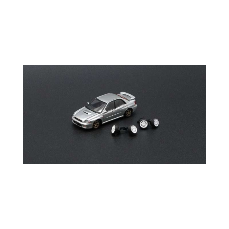 Subaru Impreza WRX LHD with Extra Wheels, silver 2001
