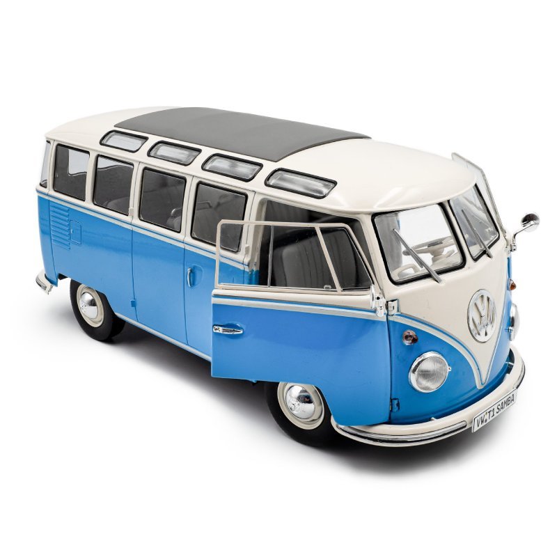 VOLKSWAGEN T1 Samba - Blue / White - 1962