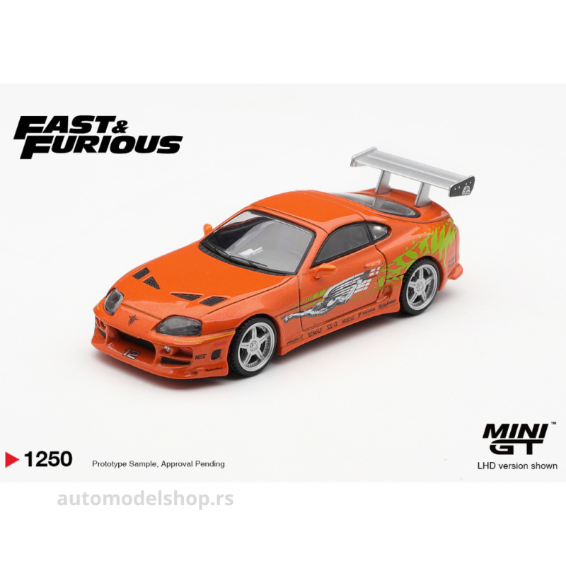 Toyota Supra BOMEX - The Fast and the Furious - Brian O'Conner , 2001