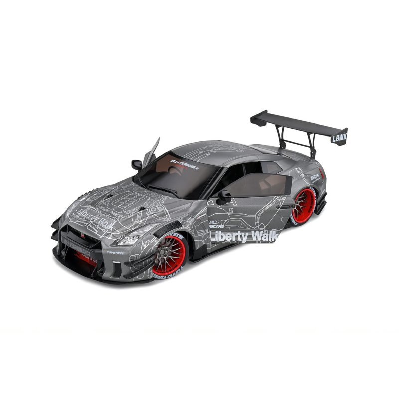 NISSAN GT-R (R35) W/ LIBERTY WALK BODY KIT 2.0 BLACK  , 2020