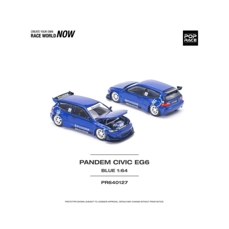 Honda Pandem Civic EG6  blue
