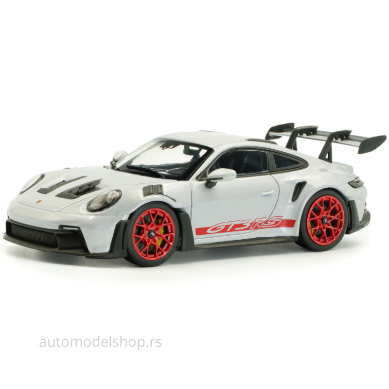 Porsche 911 (992) GT3 RS – Ice Grey Metallic w/Pyro Red – 2023