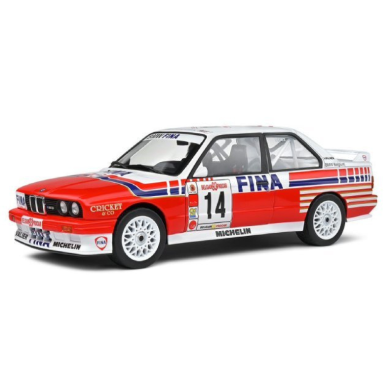 BMW E30 M3 WHITE #14 DUEZ BELGIUM PROCAR 1993