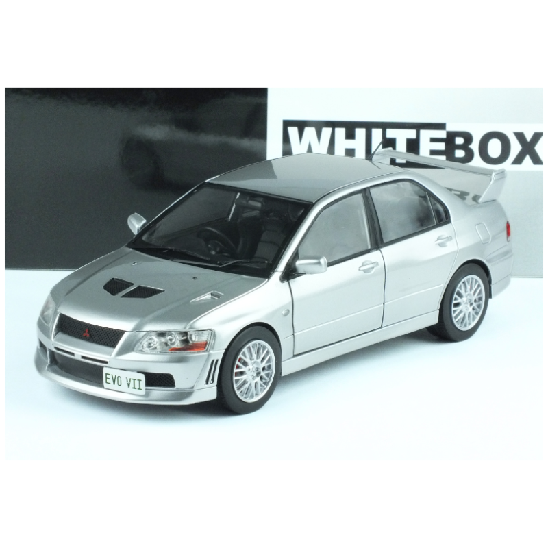 Mitsubishi Lancer Evolution VII, silver, RHD, 2001