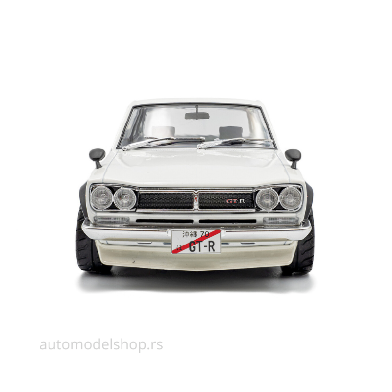 Nissan Skyline (C10) Hakosuka SOLIDO WORKS – Pearl White – 1970