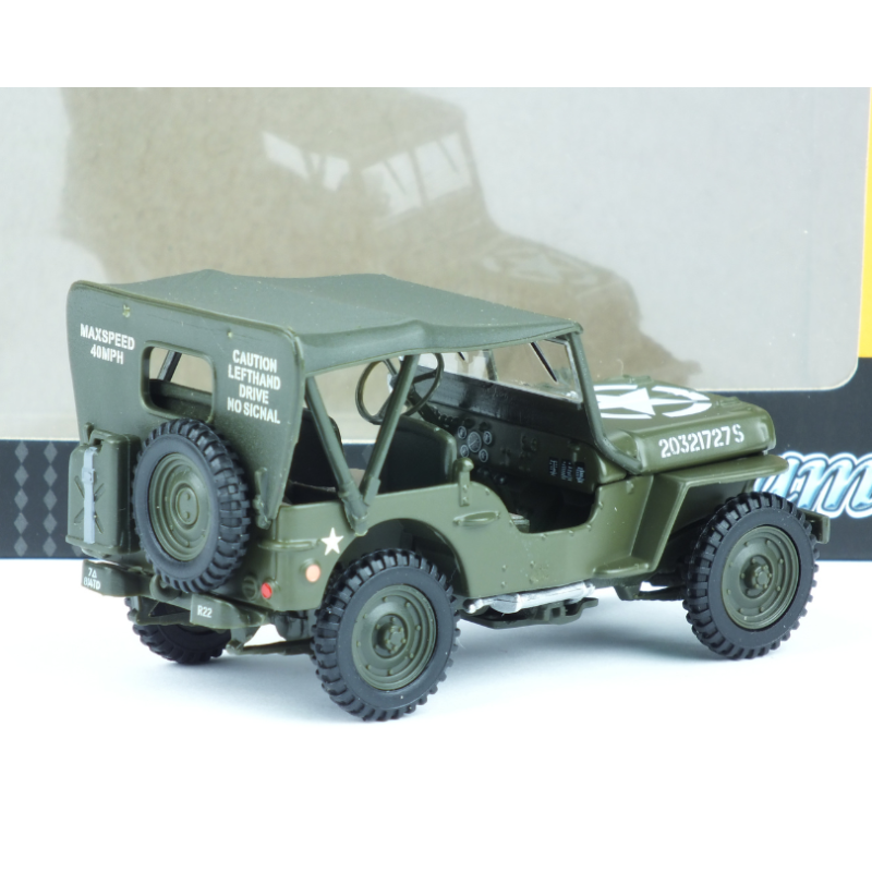 Military Vehicle Willys 1/4 Ton Army Jeep - Green