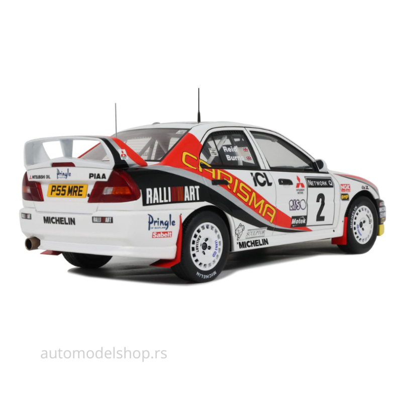 Mitsubishi Carisma GT GR.A White R. BURNS Rac Rally - 1997