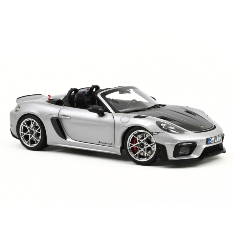 Porsche 718 Spyder RS w/ Weissach Pack  GT-Silvermetallic 2023