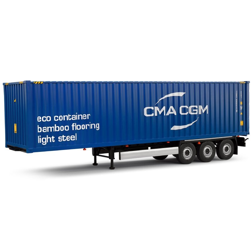 Comtainer Trailer Blue 2024 