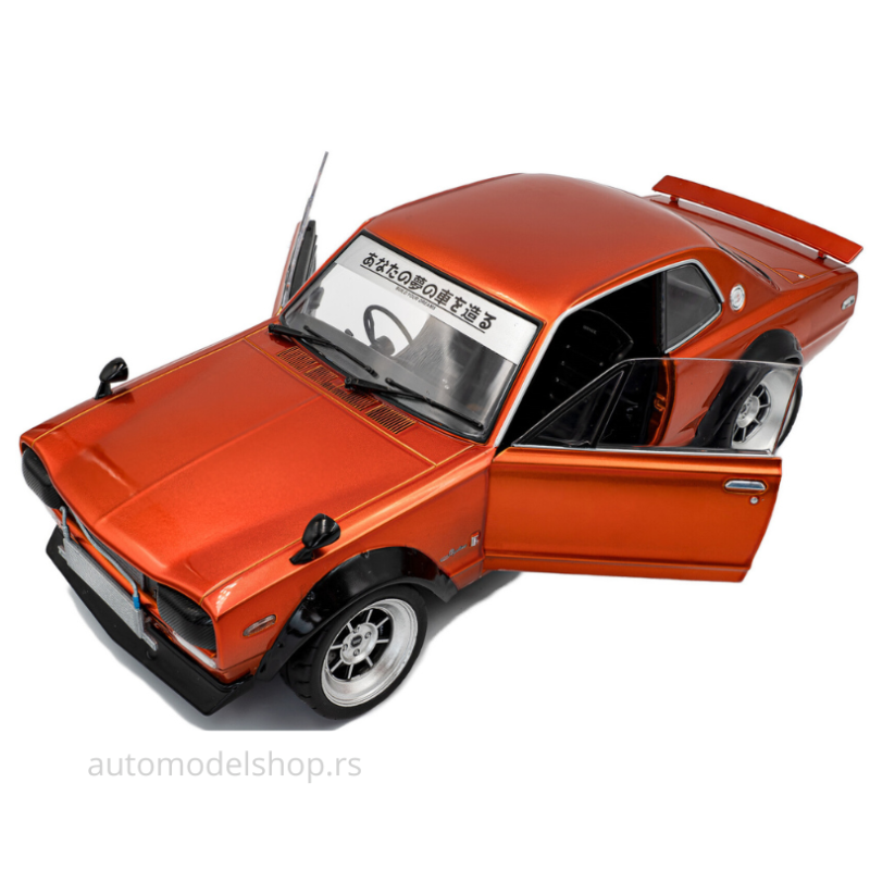 Nissan Skyline (C10) Hakosuka SOLIDO WORKS – orange metallic – 1970 