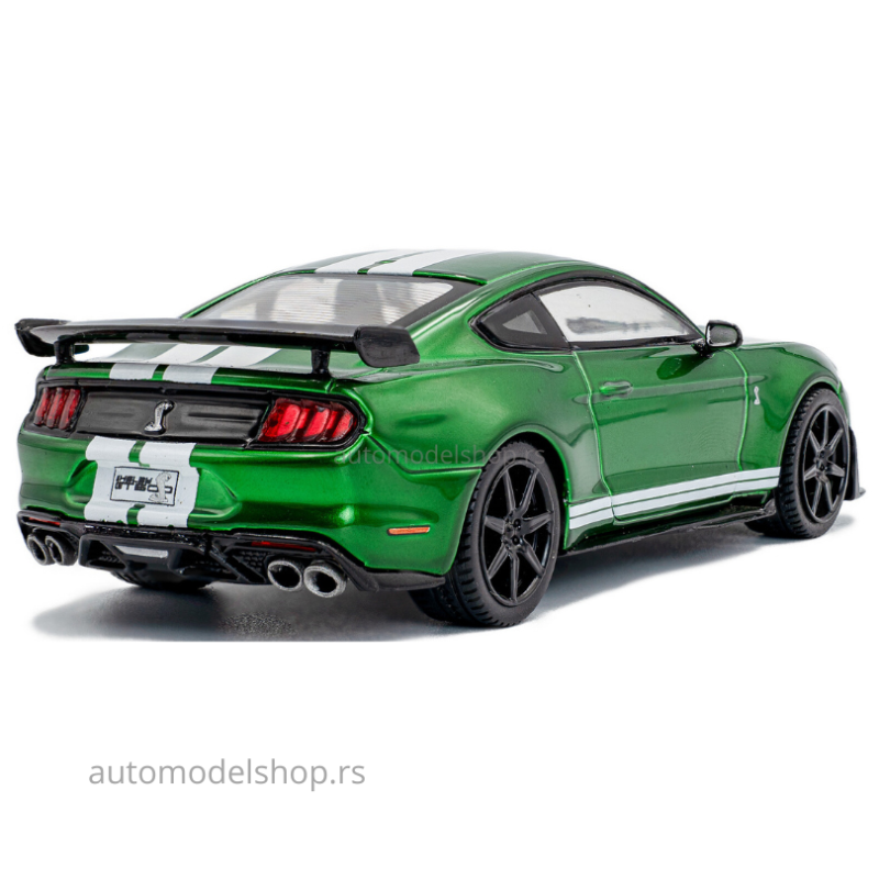 Shelby Mustang GT500 – Eruption Green Metallic w/White Stripes – 2020