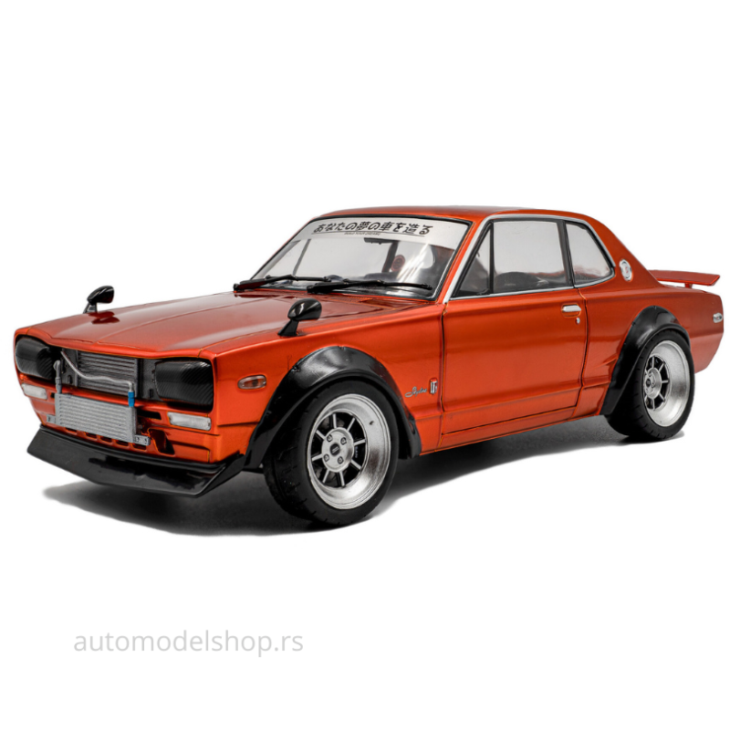 Nissan Skyline (C10) Hakosuka SOLIDO WORKS – orange metallic – 1970 
