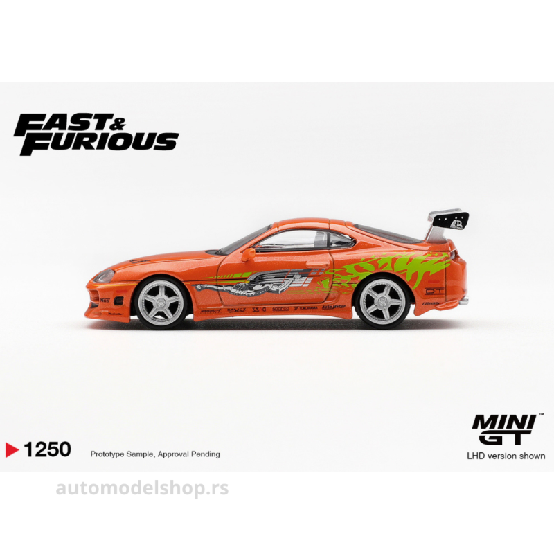 Toyota Supra BOMEX - The Fast and the Furious - Brian O'Conner , 2001