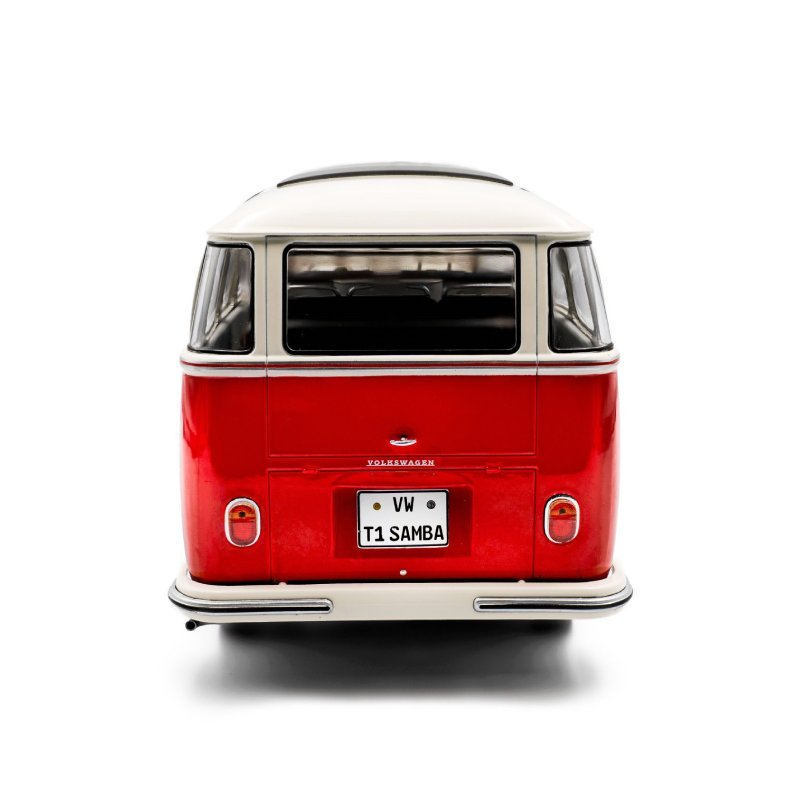 VOLKSWAGEN T1 Samba - Red / White - 1962
