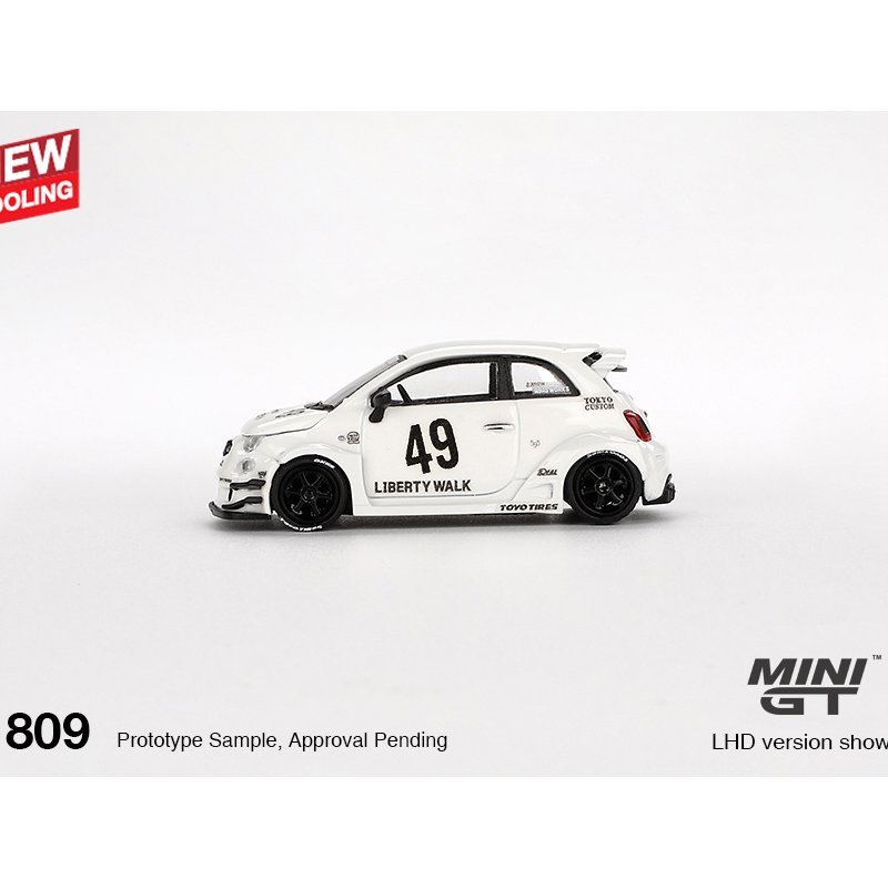 Fiat 595 ABARTH LB-WORKS x Abas Works Gara - White - 2024