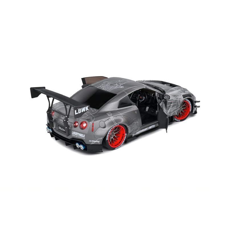 NISSAN GT-R (R35) W/ LIBERTY WALK BODY KIT 2.0 BLACK  , 2020