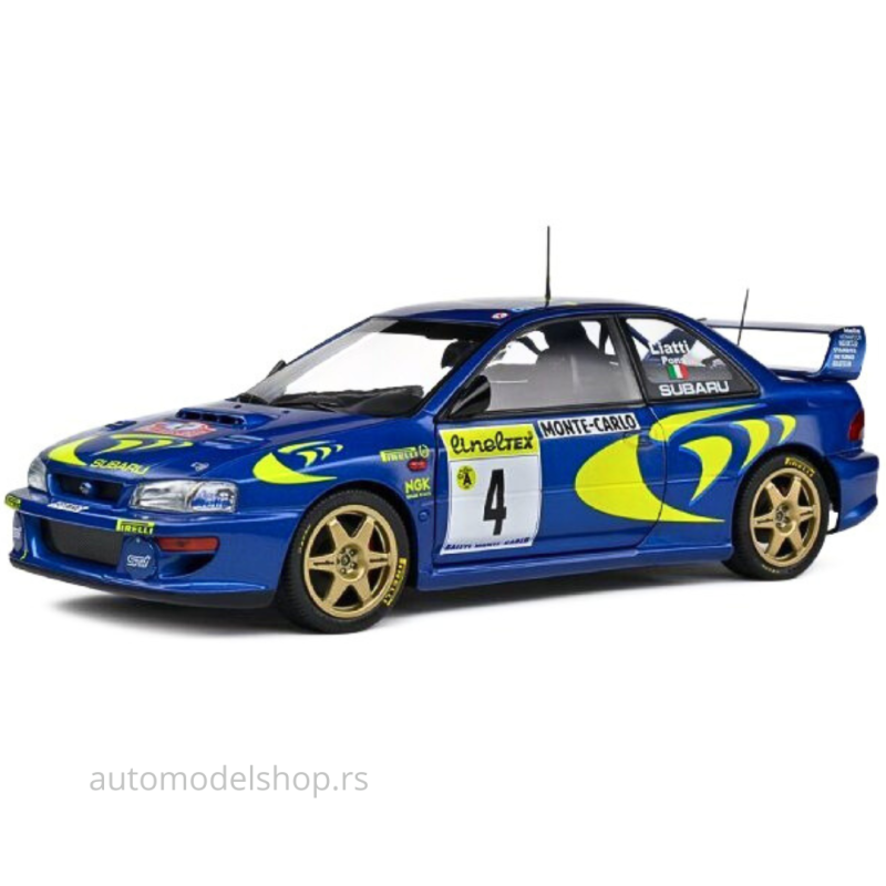 Subaru Impreza 22B Blue #4 P.LIATTI - Rallye Monte Carlo - 1997