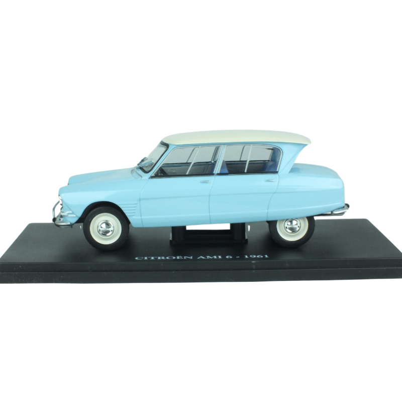 Citroen Ami 6 Blue/White 1961 OŠTEĆENA VITRINA