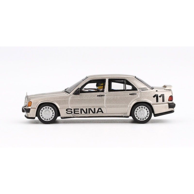 Mercedes-Benz 190 E 2.3-16 #11 Ayrton Senna 1984 Nürburgring Race of Champions w/ Figure